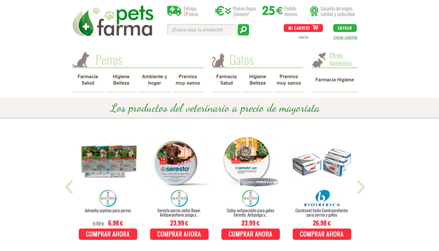 Código promocional Petsfarma